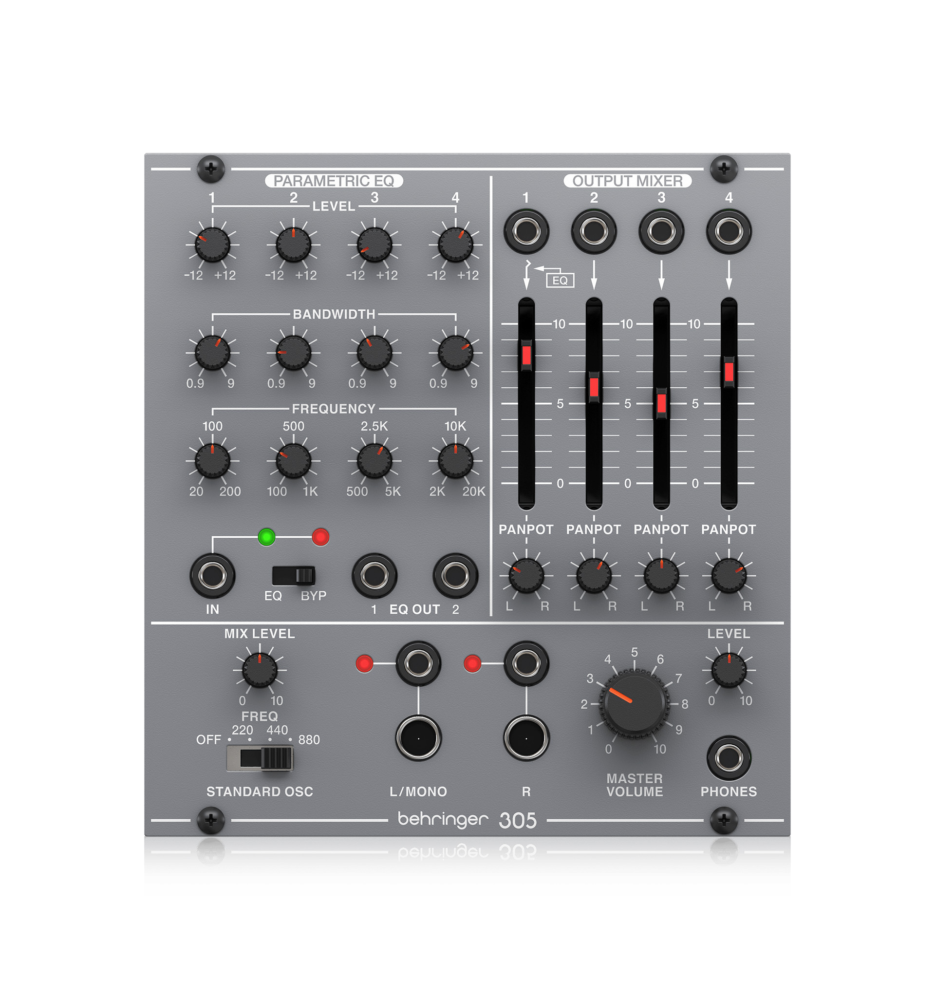 305 EQ/MIXER/OUTPUT